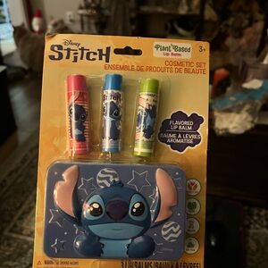 Disney Stitch Lip Balm Tin with Gold Accents
